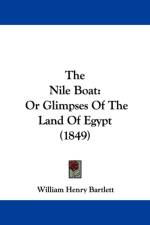 Nile Boat af William Henry Bartlett