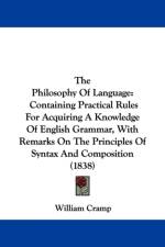 Philosophy Of Language af William Cramp