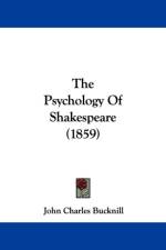 Psychology Of Shakespeare (1859) af John Charles Bucknill