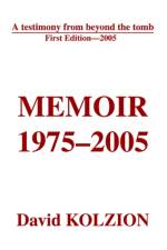 Memoir 1975-2005 af David Kolzion