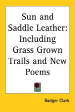 Sun and Saddle Leather af Badger Clark