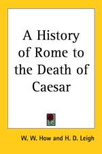 History of Rome to the Death of Caesar