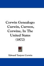 Corwin Genealogy af Edward Tanjore Corwin