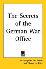 Secrets of the German War Office af Edward Lyell Fox