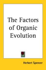 Factors of Organic Evolution af Herbert Spencer