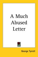 Much Abused Letter af George Tyrrell