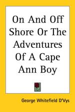 On And Off Shore Or The Adventures Of A Cape Ann Boy af George Whitefield D'Vys