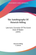 Autobiography Of Heinrich Stilling af Heinrich Stilling