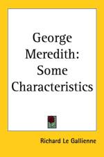George Meredith af Richard Le Gallienne
