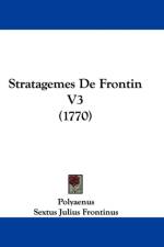 Stratagemes De Frontin V3 (1770) af Sextus Julius Frontinus