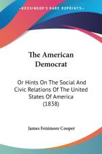 American Democrat af James Fenimore Cooper
