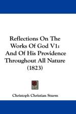 Reflections On The Works Of God V1 af Christoph Christian Sturm