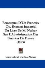 Remarques D'Un Francais af Louis-Gabriel Du Buat-Nancay