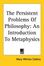 Persistent Problems Of Philosophy af Mary Whiton Calkins