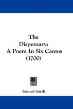Dispensary af Samuel Garth