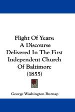 Flight Of Years af George Washington Burnap