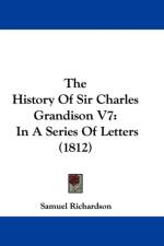 History Of Sir Charles Grandison V7 af Samuel Richardson
