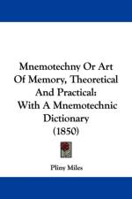Mnemotechny Or Art Of Memory, Theoretical And Practical af Pliny Miles