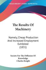 Results Of Machinery af Charles Knight