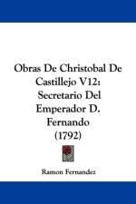 Obras De Christobal De Castillejo V12 af Ramon Fernandez
