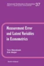 Measurement Error and Latent Variables in Econometrics af T. Wansbeek
