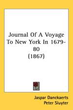 Journal Of A Voyage To New York In 1679-80 (1867) af Jaspar Danckaerts