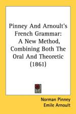 Pinney And Arnoult's French Grammar af Norman Pinney