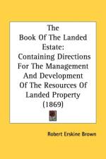Book Of The Landed Estate af Robert Erskine Brown