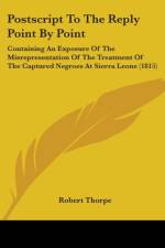 Postscript To The Reply Point By Point af Robert Thorpe