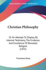Christian Philosophy af Vicesimus Knox