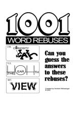 1001 Word Rebuses af Norbert Weissinger