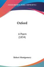 Oxford: A Poem (1834) af Robert Montgomery