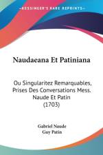 Naudaeana Et Patiniana af Gabriel Naude