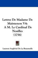 Lettres De Madame De Maintenon V4 af Laurent Angliviel de La Beaumelle