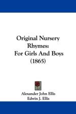 Original Nursery Rhymes af Alexander John Ellis