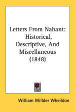 Letters From Nahant af William Willder Wheildon