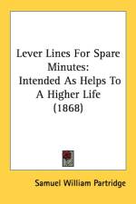 Lever Lines For Spare Minutes af Samuel William Partridge