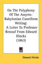 On The Polyphony Of The Assyrio-Babylonian Cuneiform Writing af Edward Hincks