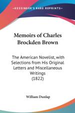 Memoirs Of Charles Brockden Brown af William Dunlap