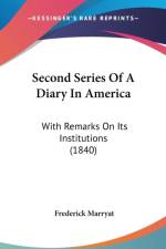 Second Series Of A Diary In America af Frederick Marryat