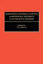 International Handbook of Cognitive and Behavioural Treatments for Psychological Disorders