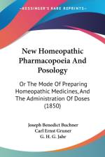 New Homeopathic Pharmacopoeia And Posology af G. H. G. Jahr