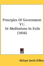 Principles Of Government V1 af William Smith O'Brien