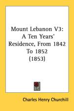 Mount Lebanon V3 af Charles Henry Churchill