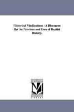 Historical Vindications af Sewall S Cutting