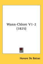 Wann-Chlore V1-2 (1825) af Honore de Balzac