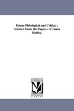Essays Philological and Critical af James Hadley