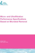 Micro and Ultrafiltration Performance Specifications Based on Microbial Removal af K. Schwab