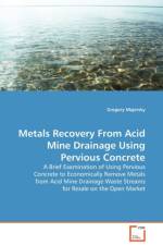 Metals Recovery From Acid Mine Drainage Using Pervious Concrete af Gregory Majersky