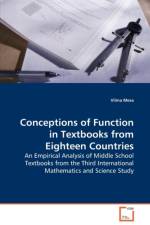 Conceptions of Function in Textbooks from Eighteen Countries af Vilma Mesa
